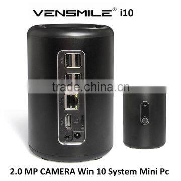 Vensmile i10 win 10 mini pc quad core 2GB 32GB Z3735F mini pc with camera