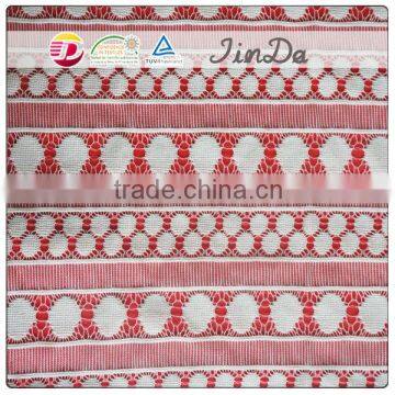 Beautiful white African cord lace fabric cord lace