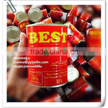 Good Quality Natural Fresh Tin Canned /sachet Red Tomato Paste photo-2