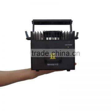 Professional Stage Lights 4w RGB Multi Color MINISTAR4.0 Laser Light 3D Laser Projector photo-2