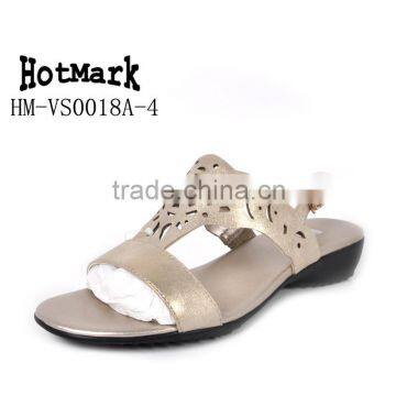 New Fashion Ladies Girl Sandal Casual Shoe 2015 Comfortable Fashion Flat Shoe New Design Lady Sandal Shoe