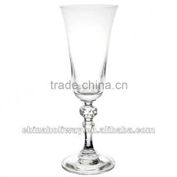 Margot clear champagne flute glass