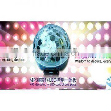 JR-MQ01 new-style mp3 led systal magic bell with fm