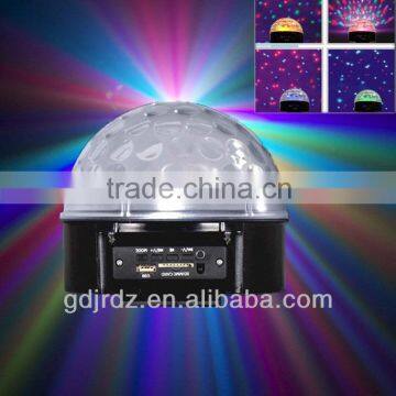 JR-MQ01 new mixed led magic ball light with mp3 player /LED crystal magic ball /led effect light/led disco light wholesale