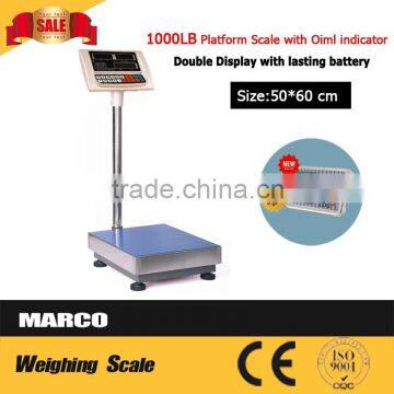 Scale Digital 1000lb Platform Electronic Weigh Scale photo-4