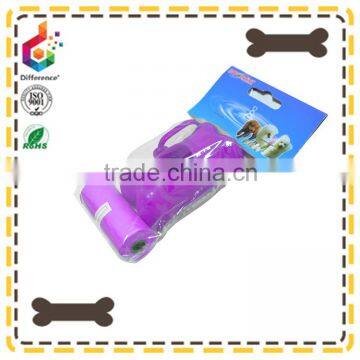 Pet waste bag litter bag with bone shaped dispenser