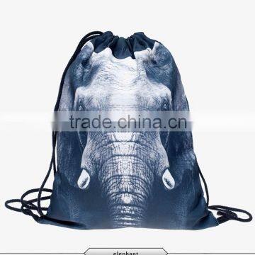 300D Cute Animal Series Leisure Bag With Drawstring photo-3