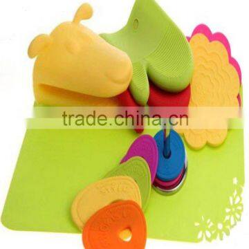 custom food grade kids silicone placemat