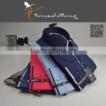 Stylish Cotton Men's Dress Shirt Made in Turkey