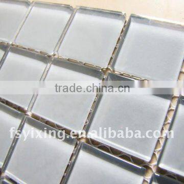 CT23 Crystal glass mosaic grey kitchen tiles bathroom