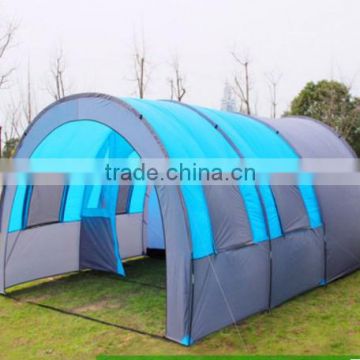 8-10 person tunnel tent 3 room outdoor family tent