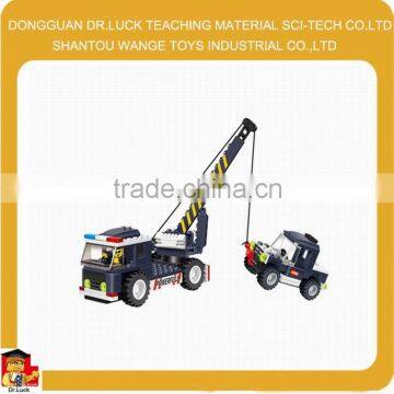 Guangdong 170pcs enlighten bricks truck police car toy Construction building Block set