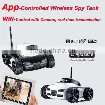 App Wifi RC Spy Tank With Camera real time transmission i spy tank 777-287