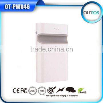 Custom mobile smart power bank 6600mah good quality portable charger approve with CE FCC ROHS