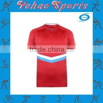 red rugby jersey with your own label and design for sale