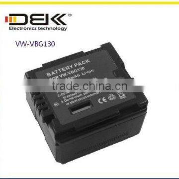 7.4V Battery VW-VBG130 Digital Black Battery For Panasonic HDC-SD9 HDC-HS9 HDC-SX5 HDC-DX1 photo-2