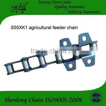 agricultural conveyor feeder chains S55 with K1 attachments every 6 links both side