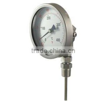 2015 hot sale adjustable Bimetallic Thermometer for industry