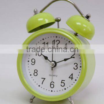 3" Twin Bell Alarm Clock, Red Twin Bell Alarm Clock photo-2