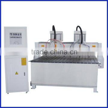 Multi-head cnc router with six spindles with high speed