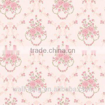 beautiful small flower wall paper designs blue and green color