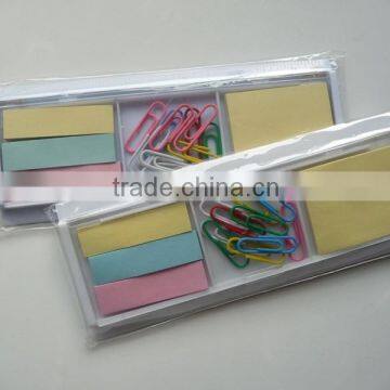 Plastic cheap and colorful promotional sticky note pad