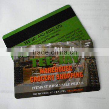 Full Color Printing Plastic Grocery Shopping Card