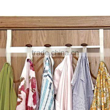 white adjustable over the door hanging wall shelf
