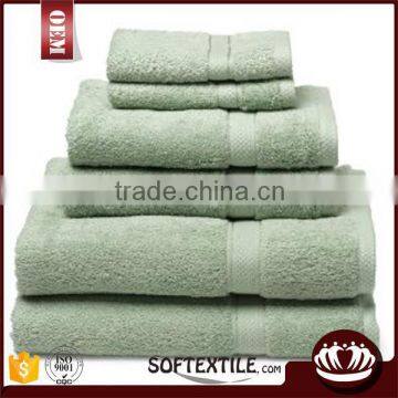 100% cotton Home Fashions Olive Green Luxury Large bath towel