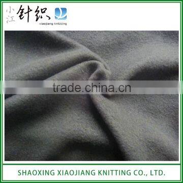 Wholesale Soft Black Knitted 100 Polyester Fleece for Garment