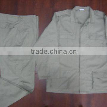 White Beautiful Polyester&Cotton Military Uniform