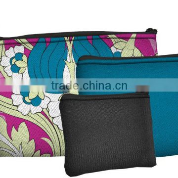 polyester 3pcs cosmetic bag