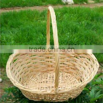 enco-friendly woven Wholesale handmade custom Laundry Basket Wicker Storage Baskets wicker baskets with handle fruit basket