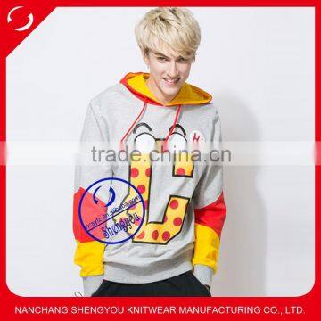 Custom Mens Fleece Sweatshirt Hoodies with Fashion Design