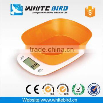 Electronic digital food scale weigh scale with bowl