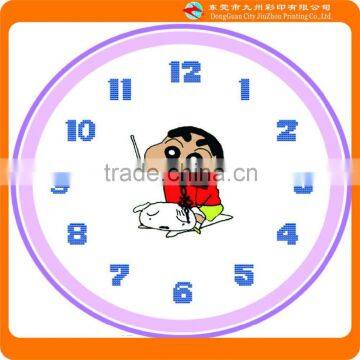 Alibaba hot sale cute paper clock face printing for children