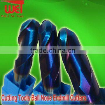 HRC60 Cutting Tools Ball Nose Endmill Cutters