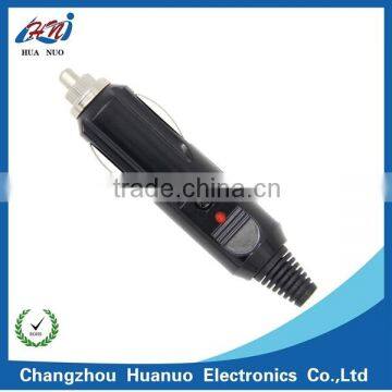 12V Male Plug Car Cigarette Lighter with led light