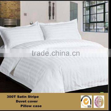 Fast delivery Wholesale Fancy 100% cotton 300 TC Stripe duvet cover for hotel