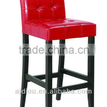 tall red PU bar chair DO-6035