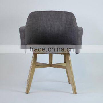 JC Furniture Professional wooden Fabric chair C254