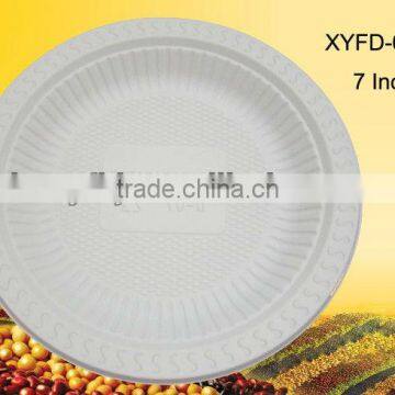 biodegradable eco-friendly 7 inches plate