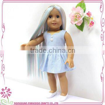 wholesale vinyl 18" american naked girl doll for sale