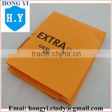 80%viscose, 20%polyester 50x70cm Logo Printed Germany Nonwoven Orange Super Absorbent Cloth for Floor Celaning Use photo-3