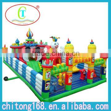 Inflatable Colorful Cartoons Castles With Slides photo-3