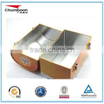 Lunch Metal Tin Box With Lock and Handle photo-4