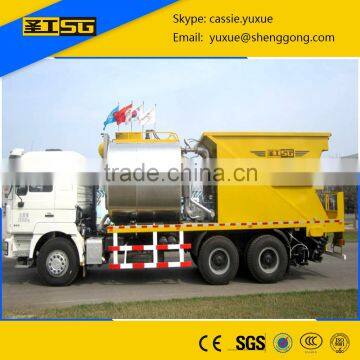 Stone Spreader Machine,8500L Asphalt Tank and 12000L Stone Tank Asphalt Macadam Spreader photo-2