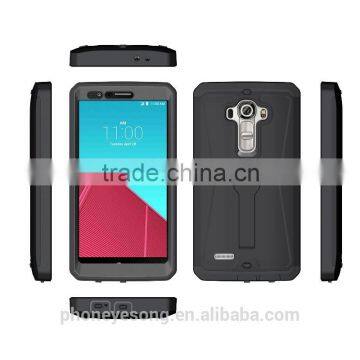 3 in 1 Armor Defender Hybrid Heavy Duty Hard Cover Shockproof Case for LG G4