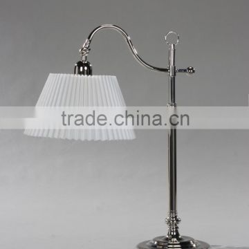 Modern Chrom White Table Lamp E27 with UL