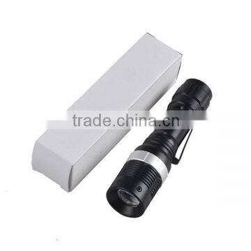 Mini 3Watt Q5 LED Torch Flashlight Zoom AA Small Flash Light photo-5